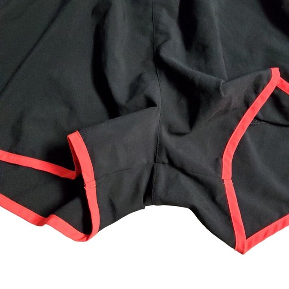 Under Amour Running Shorts Women's Large Black Brief Lined Heat Gear Athletic - Picture 10 of 11